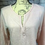 Socialite Pink Long Sleeve Fuzzy V-neck Top - size XL Photo 4