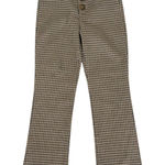 ZARA Pants Womens XS Brown Trousers Workwear Minimalist Chic Retro Photo 0