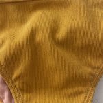 Amazon One shoulder gold shimmery cheeky bikini Photo 5