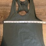 Athleta  Nitro Olive Green with Keyhole Back Women’s Athletic Workout Tank Top XS Photo 5
