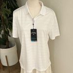 Callaway  Womens Short Sleeve Opti-Dr Performance Polo, White, Size Large, NWT Photo 1