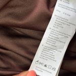 Streetwear Society  Brown Side Ruched Wrap Around Bodycon Mini Dress Photo 5