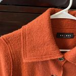 axcess Liz Claiborne rust sweater cropped jacket. Size S Orange Photo 1