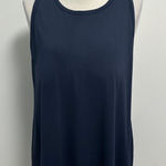 She Bird Navy Blue The Freedom Racerback Built In Bra Mesh Back Tank 9 XXXL Size undefined Photo 0