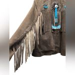 Leather jacket. Size XL. Brown Photo 4