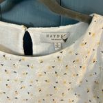 Hayden White and Yellow Floral Blouse | Size Small Photo 3