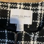 Carolina belle  houndstooth fully lined Long blazer Zipper size XS preppy college Photo 1