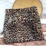 Know One Cares NWT know one‎ cares faux leather leopard printed mini skirt Photo 5
