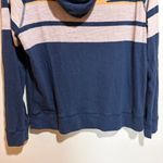 Faherty  Sunwashed Stripe Sunray Slub Midweight Organic Cotton Hoodie Photo 9