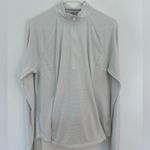 Tommy Bahama  Womens Quarter Long Sleeve Zip Shirt XL White‎ Golf Tennis Photo 1