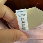 None Seamless cropped yoga top, blush pink, stretchy, long sleeve w. thumbholes, S Photo 9