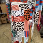 SheIn Womens Dress Sz Small Maxi Wrap Polka Dots Retro Y2k 90s 70's Inspired Photo 6