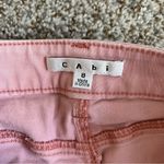 CAbi 🦋  Pink Mid Rise Skinny Jeans Pants Size 8 Pastel Photo 1