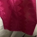 Victoria's Secret NWT   GOLD COLLECTION Fuchsia Sheer PAJAMA TUNIC TOP WIDE LEG Photo 9
