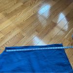 Cloth & Stone BLUE LINEN DRAWSTRING WAIST WIDE LEG CROPPED PANTS SIZE L Photo 10