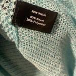 Boston Proper  Coverup Women's Sz S/M Aqua Blue Beachy Knit Swim  2AR493 Photo 4