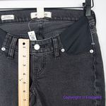 Madewell NEW Maternity Side-Panel Perfect Vintage Jeans in Lunar Wash, 24 Photo 6