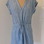 Rails  St. German Stripe Linen Blend Dress Photo 0