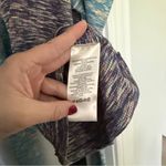 We The Free NWT Free People Cold Shoulder Ribbed Sweater Top Heather Blue space dye Photo 2