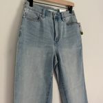 Lands' End NWT Lands’ End Women’s High Rise Straight Leg Ankle Jeans Light Wash Blue Size 6 Photo 2