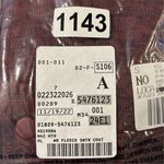 Lands' End Women's XL Red Sweater Fleece Lined Snap Overlay Full Zip Closure Photo 11