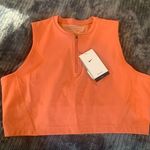 Nike NWT Training Dri-Fit Tight Fit 1/2 Zip Workout Sports Sport Bra Top XL Photo 0