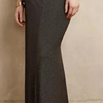 Anthropologie Bella Luxx Black Stripe Jersey Foldover Maxi Skirt Size M Photo 0
