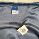 Old Navy  Bodysuit Womens XXL Blue Velvet Square‎ Neck Long Sleeve Stretch Dressy Photo 7