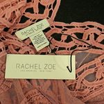 Rachel Zoe 💕💕 Scallop Trim Embroidered Lace CoverUp Dress ~ Dusty Rose OS NWT Photo 7