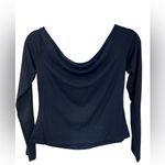 Reformation  Black Long Sleeve Top Photo 2