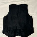 Gap  Women’s Black Cropped Linen Vest  Photo 3