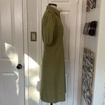 Ba&sh  Pamela puff sleeve cotton midi dress Photo 12