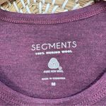 NWT Seg’ments 100% Merino Wool Base Layer Shirt Top Long Sleeve in Burgundy M Red Size M Photo 9