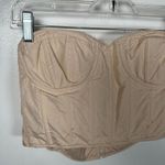 Bill Levkoff Bustier Lingerie Beige Womens Sz 10 Polyester Strapless Zip Corset Photo 8