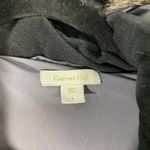 Garnet Hill  Women's Black Insulated Puffer Full Zip Hooded Down Jacket Size 6 Photo 4