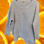 Calvin Klein  Jeans Gray and White‎ Knit Sweater Size Large Photo 0