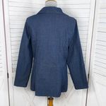 Levi's Vintage 70s Levi’s Safari Denim Blazer Leisure Jacket Orange Tab Blue Large Photo 3