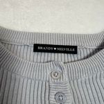 Brandy Melville  John Galt Delilah Crop Knit Ribbed Top Size One Size Casual Photo 5