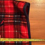 Disney Winnie The Pooh Vintage Red Plaid Quarter Zip Pullover Fleece Size Large Photo 6