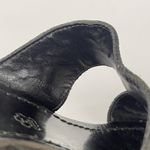 ALDO  Y2K Style Size 39 Or 9 Black Leather Platform Sandal Slides 90s Photo 8