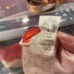 Cute B. Swim geometric micro bikini halter tie triangle swim beach top tropical Pink Size M Photo 8