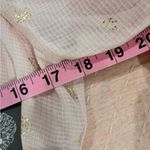 Vince Camuto  Foil Dot Smock waist top in Summer‎ Rose size Medium NWT Photo 4