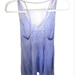 Free People Intimately  Lacy Racerback Mini Sleep Slip Periwinkle V Neck Photo 8