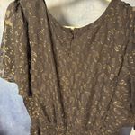 Vince Camuto  Black Jumpsuit with Gold Detail Photo 5