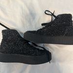 Maison Martin Margiela Black Sparkle Sneakers Size 5 Photo 7