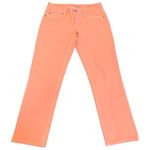 DL1961 Angel Mid-Rise Skinny Ankle Jeans Sherbet Peach Size 26 Photo 8