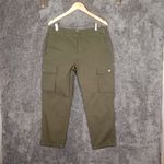 Frame  Relaxed Utility Pant In Olive Green Surplus Cropped Womens 29 Photo 2