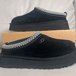 UGG  Platform Tazz Slippers Shoes Black Women’s Size 11 Photo 0