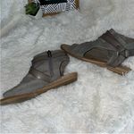 blowfish Malibu Gladiator Sandal Gray Size 6 side zipper casual open toe shoes Photo 1