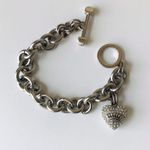 Juicy Couture Crystal Heart Charm Toggle Bracelet Photo 0